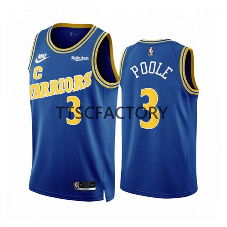Dres Golden State Warriors Jordan Poole 3 Jordan 2022-23 Classic Edition Royal Swingman - Muške